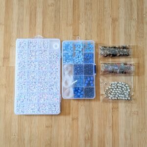 Lot of Beads for Jewelry Making - letter friendship bracelet beads, glass beads